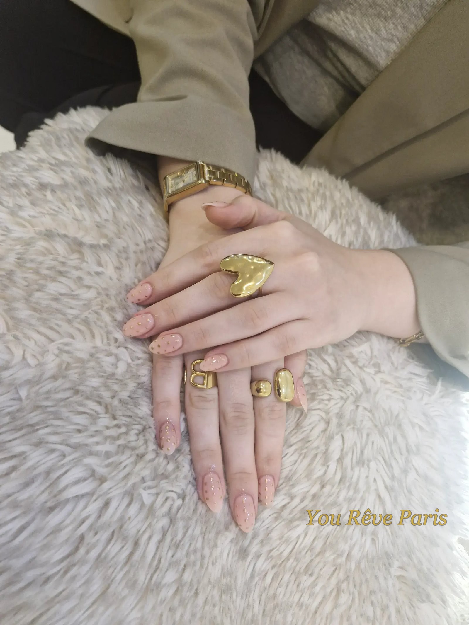 Extensions ongles en capsules gel, longueur naturelle et élégante — You Rêve Paris, Paris 1er