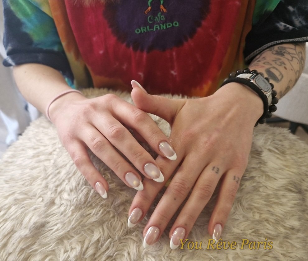 Extensions ongles sur chablons, sculpture en Builder Gel pour longueur maîtrisée — You Rêve Paris