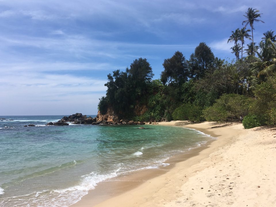 Plage tropicale sable doré, ambiance vacances d'été
